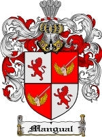Mangual coat of arms family crest download