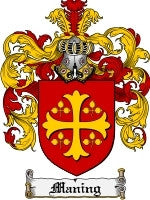 Maning coat of arms family crest download