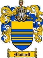 Mannell coat of arms family crest download