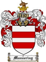 Mannering coat of arms family crest download