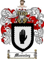 Mannley coat of arms family crest download