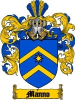 Manno coat of arms family crest download