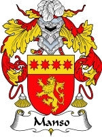 Manso coat of arms family crest download