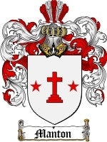 Manton coat of arms family crest download