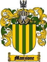 Manzione coat of arms family crest download