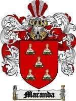 Maranda coat of arms family crest download