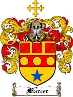 Marcer coat of arms family crest download