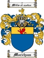 Marcham coat of arms family crest download