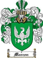 Marcon coat of arms family crest download