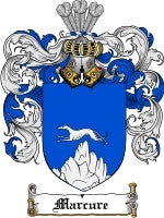 Marcure coat of arms family crest download