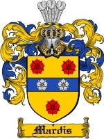 Mardis coat of arms family crest download