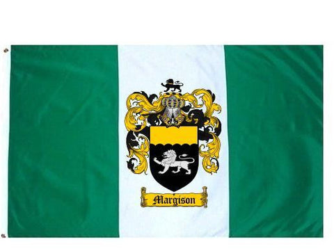 Margison family crest coat of arms flag