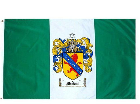 Marioni family crest coat of arms flag
