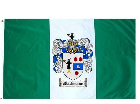 Markmann family crest coat of arms flag