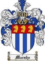 Marshe coat of arms family crest download