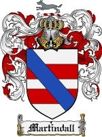 Martindall coat of arms family crest download