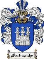 Martinenche coat of arms family crest download