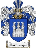 Martinesque coat of arms family crest download