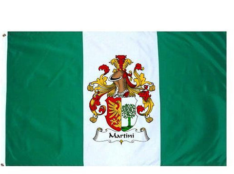 Martini family crest coat of arms flag