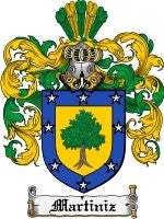 Martiniz coat of arms family crest download