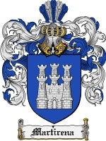 Martirena coat of arms family crest download