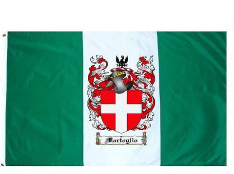 Martoglio family crest coat of arms flag