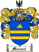 Marzari coat of arms family crest download
