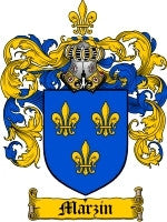 Marzin coat of arms family crest download