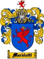 Marziotti coat of arms family crest download