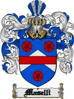 Maselli coat of arms family crest download