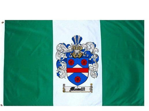 Maselli family crest coat of arms flag