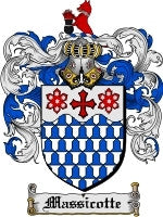 Massicotte coat of arms family crest download