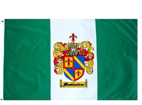 Mastandrea family crest coat of arms flag