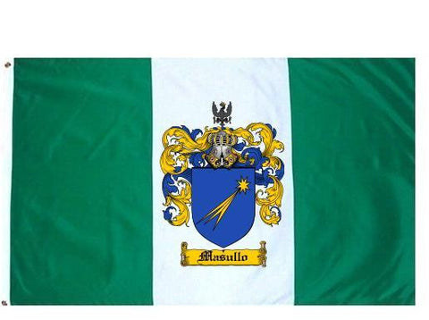 Masullo family crest coat of arms flag