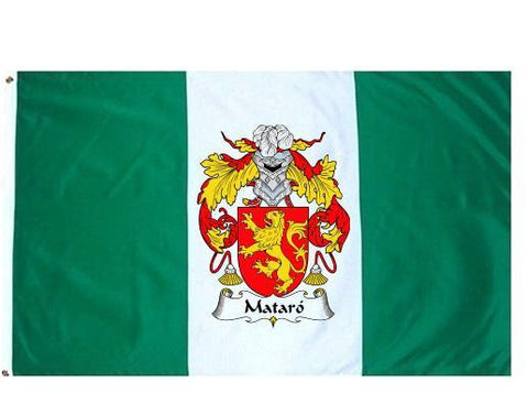 Mataro family crest coat of arms flag