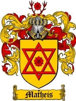 Matheis coat of arms family crest download