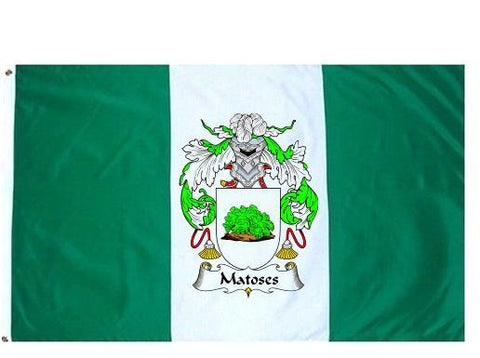 Matoses family crest coat of arms flag