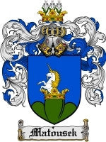 Matousek coat of arms family crest download