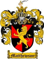 Matthewson coat of arms family crest download