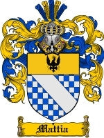 Mattia coat of arms family crest download