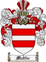 Mattin coat of arms family crest download