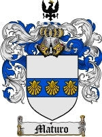 Maturo coat of arms family crest download