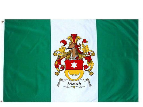 Mauch family crest coat of arms flag