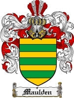 Maulden coat of arms family crest download