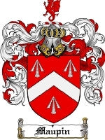 Maupin coat of arms family crest download