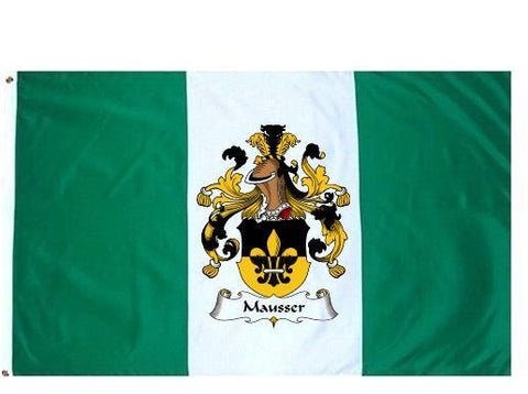 Mausser family crest coat of arms flag