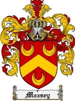 Maxsey coat of arms family crest download