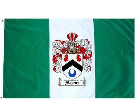 Mayeux family crest coat of arms flag