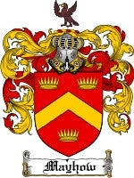 Mayhow coat of arms family crest download