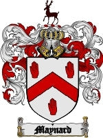 Maynard Crest Maynard family crest coat of arms emailed to you within 24 hours ...